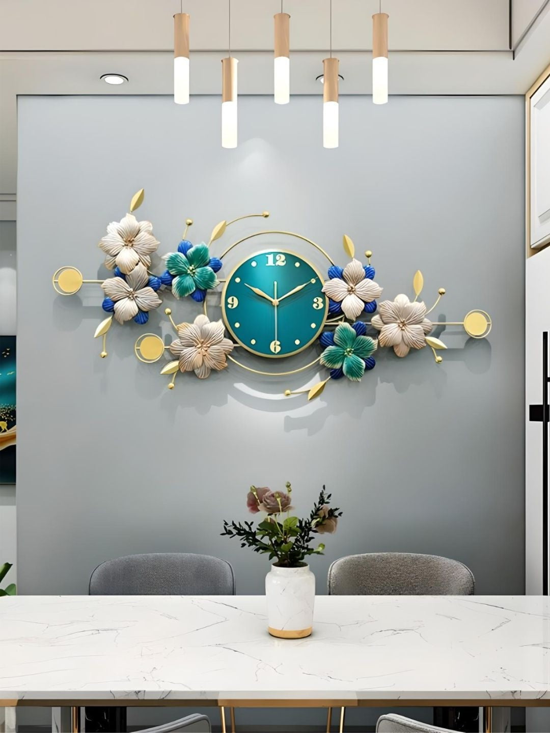 Abstract shaped wall clock