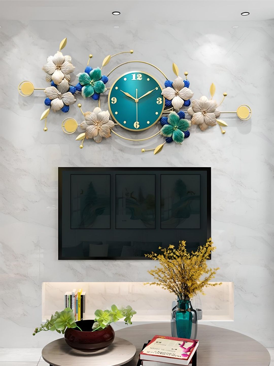 Abstract shaped wall clock