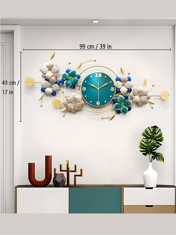 Abstract shaped wall clock