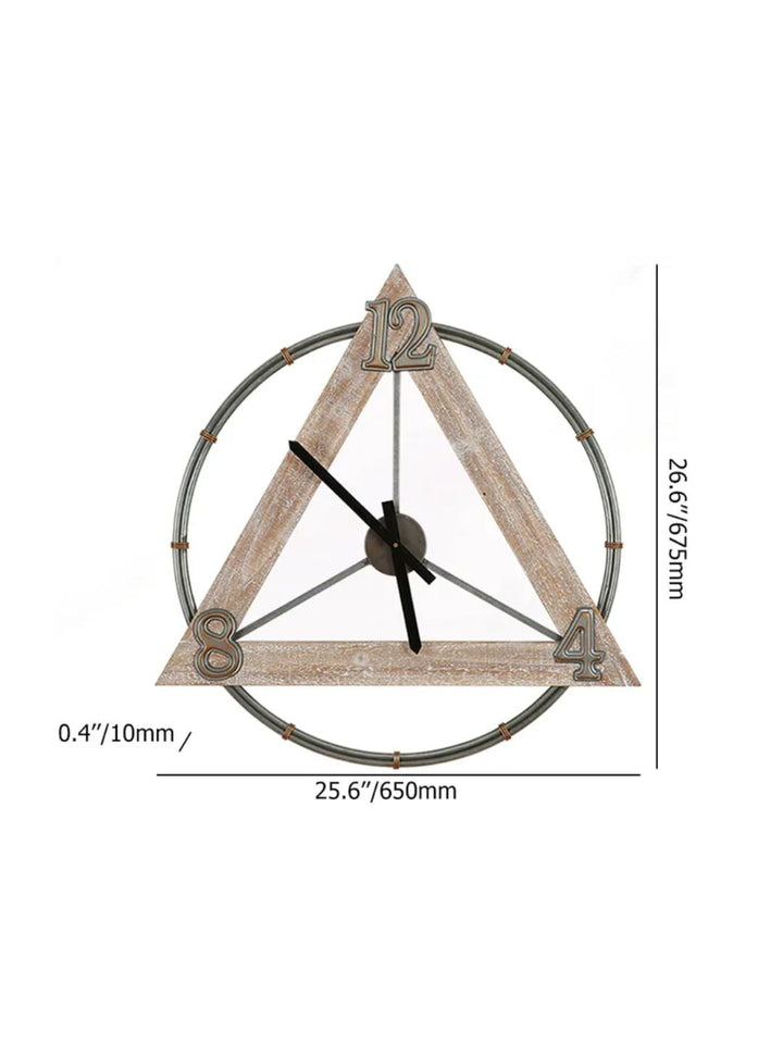 Abstract shaped wall clock