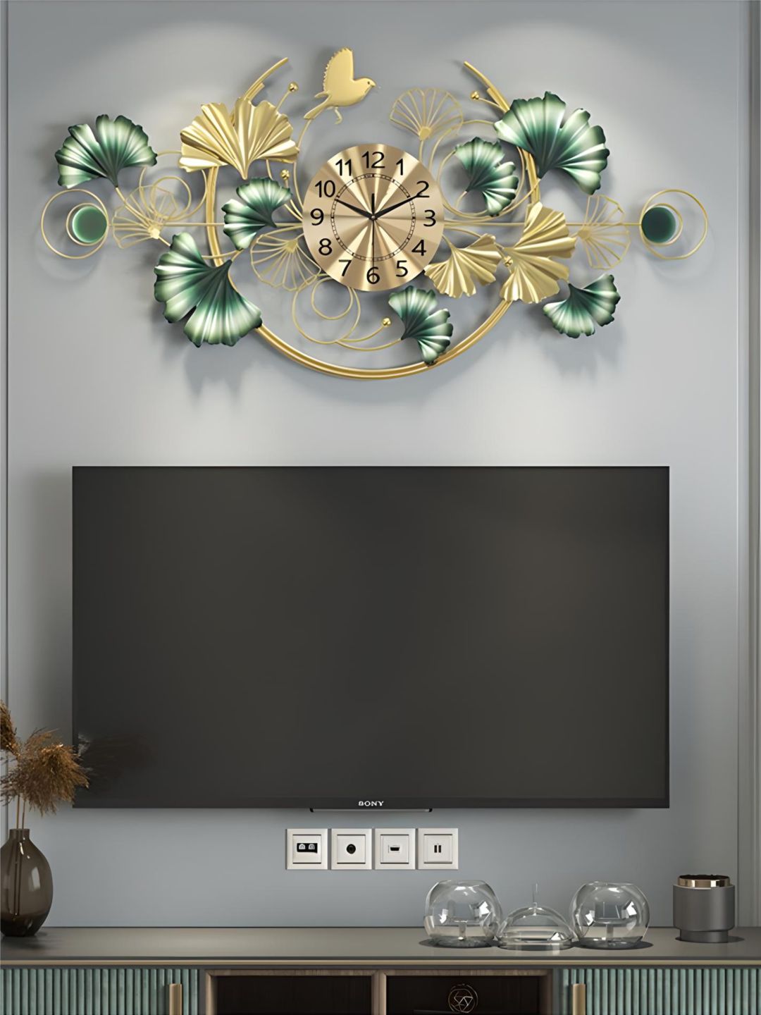 Abstract shaped wall clock