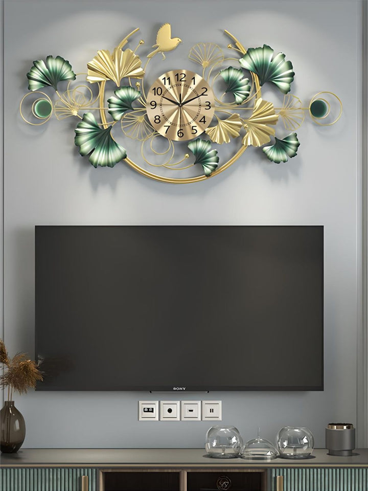 Abstract shaped wall clock