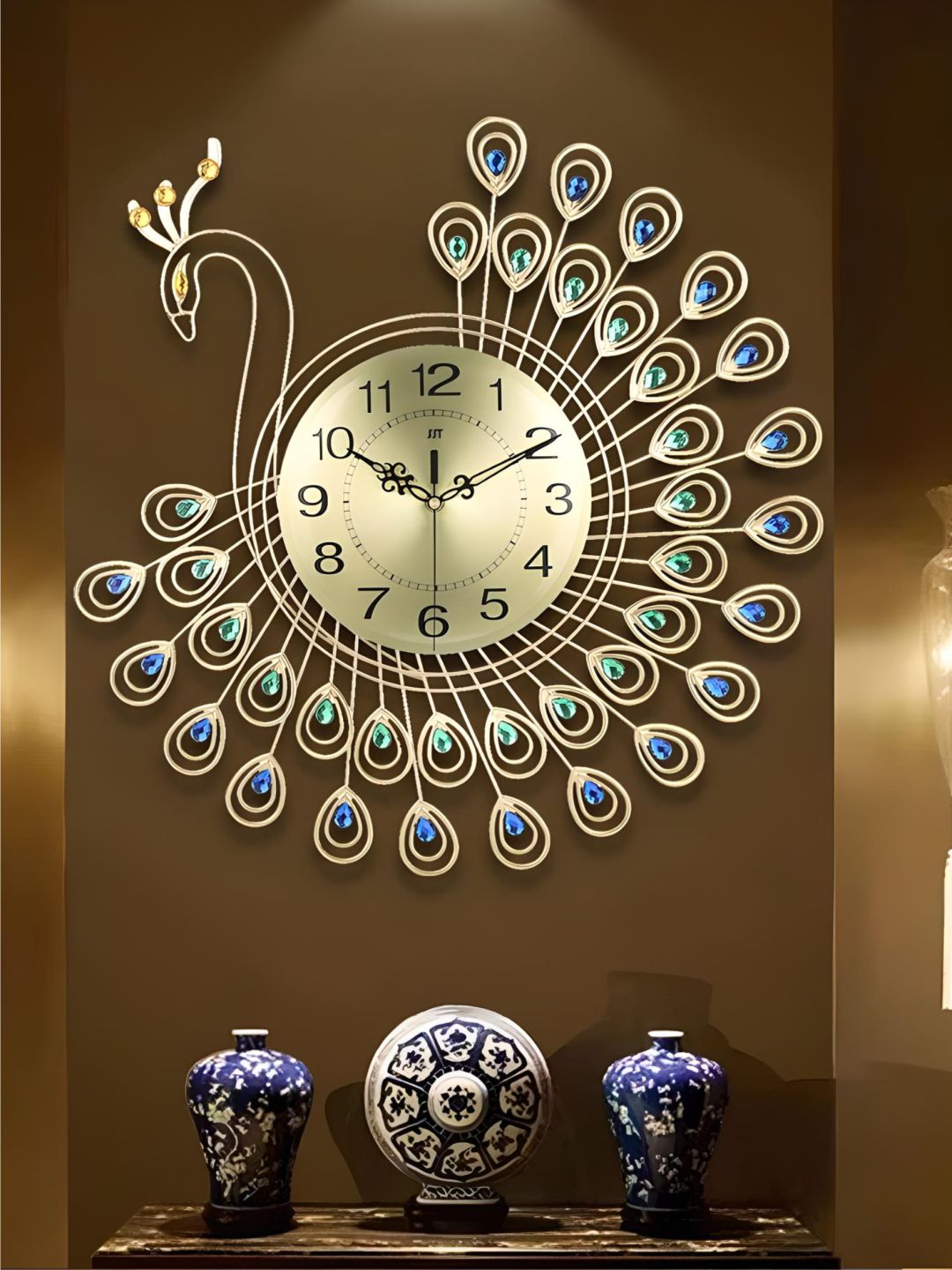Abstract shaped wall clock