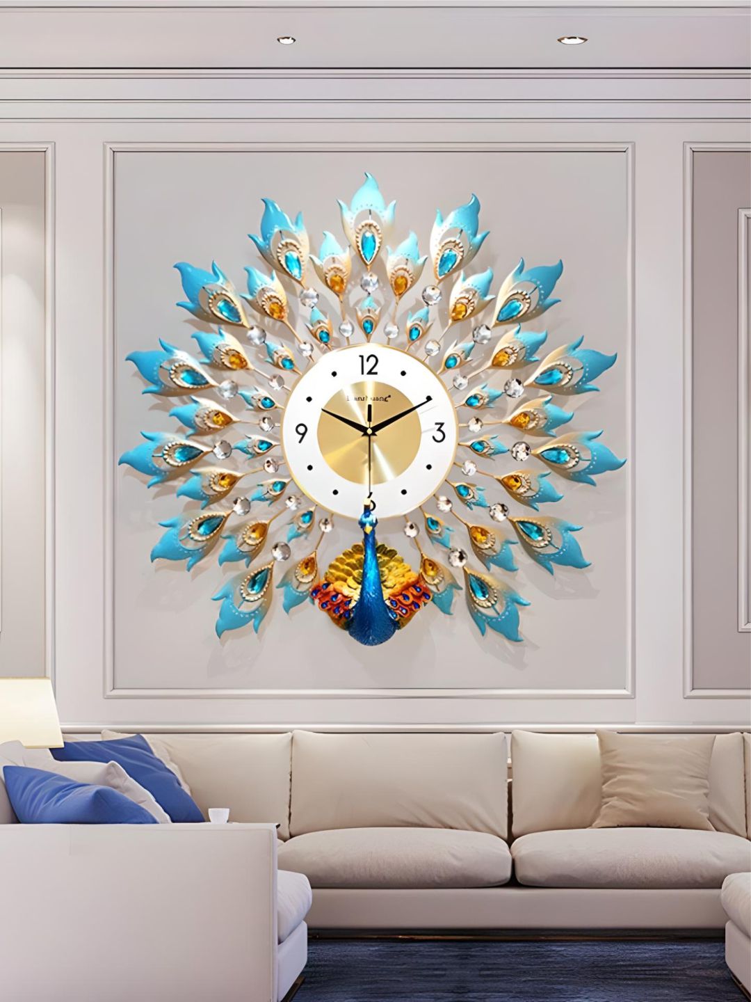 Abstract shaped wall clock