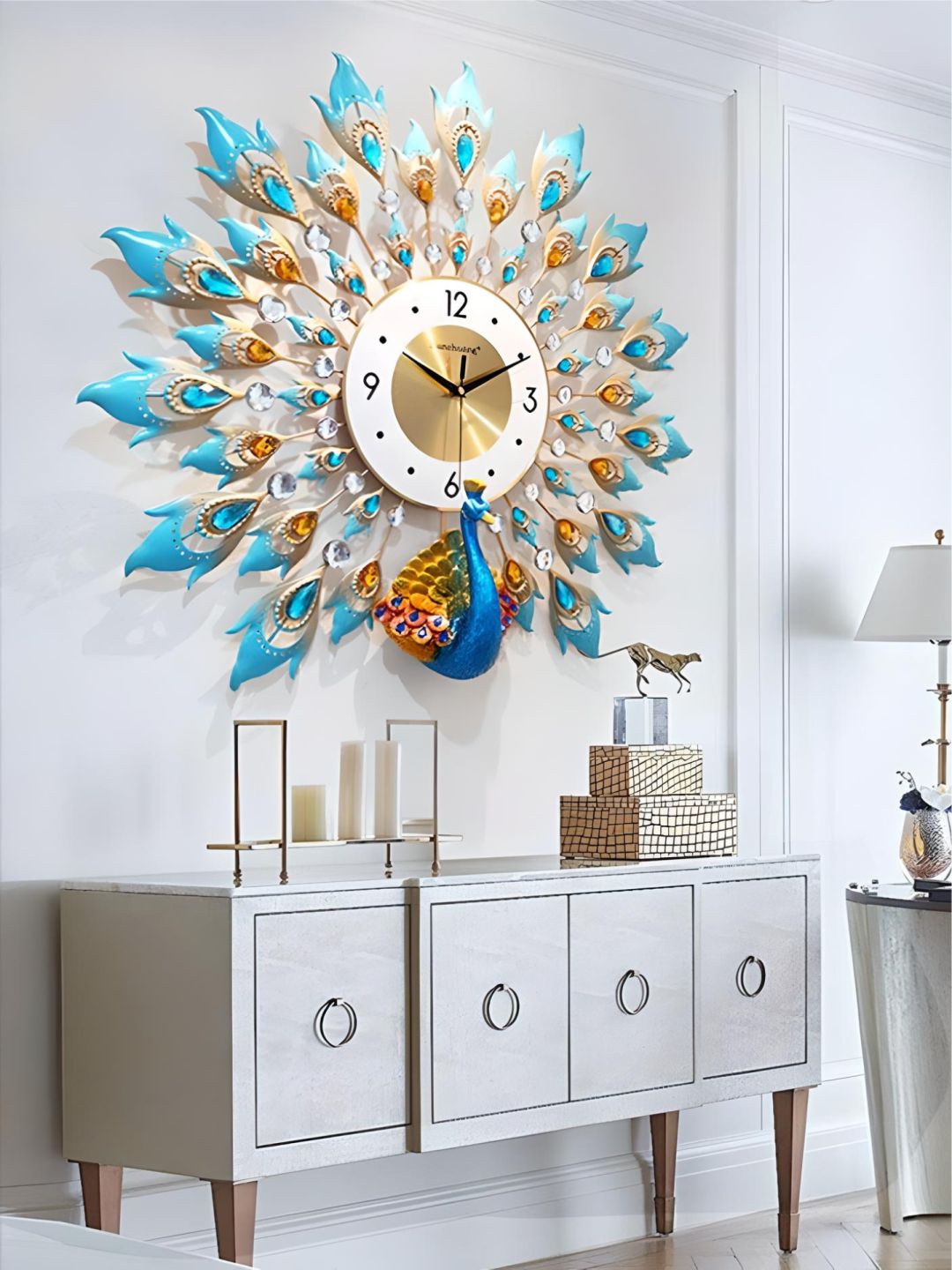 Abstract shaped wall clock