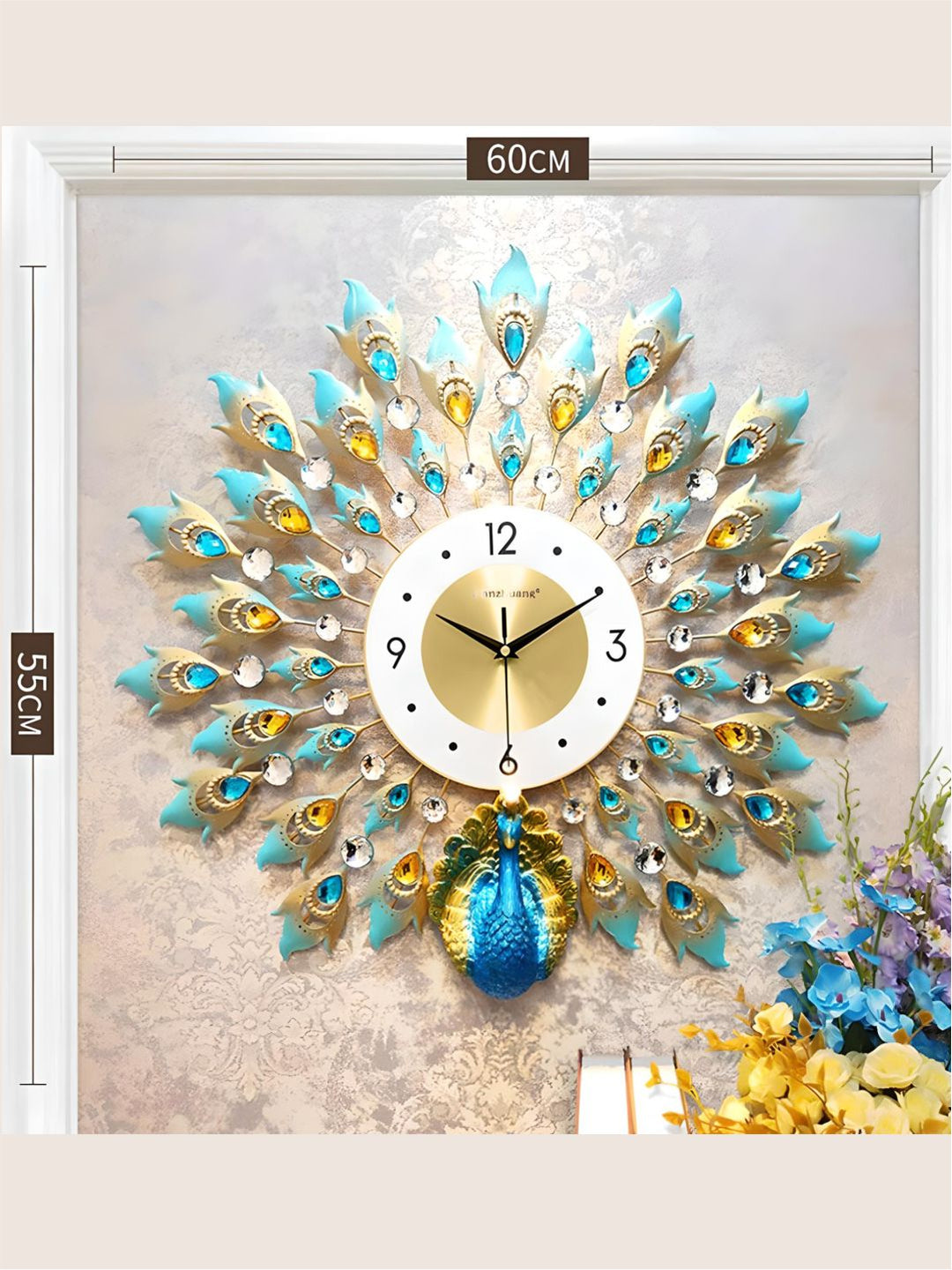 Abstract shaped wall clock