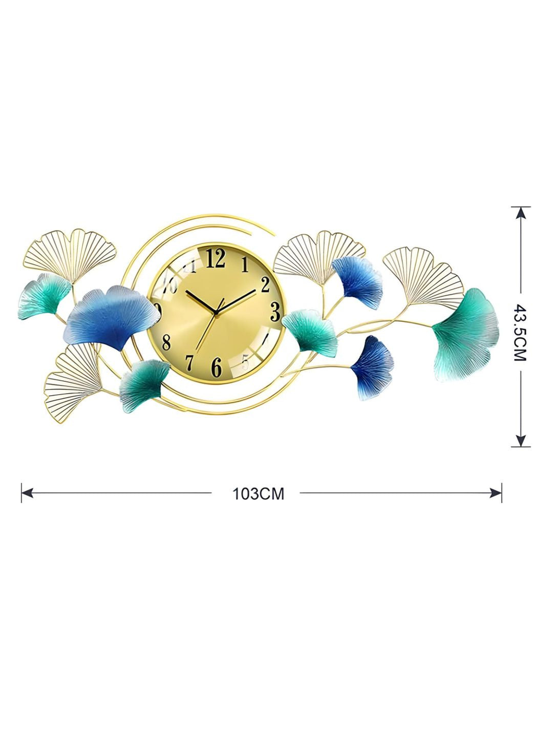 Abstract shaped wall clock
