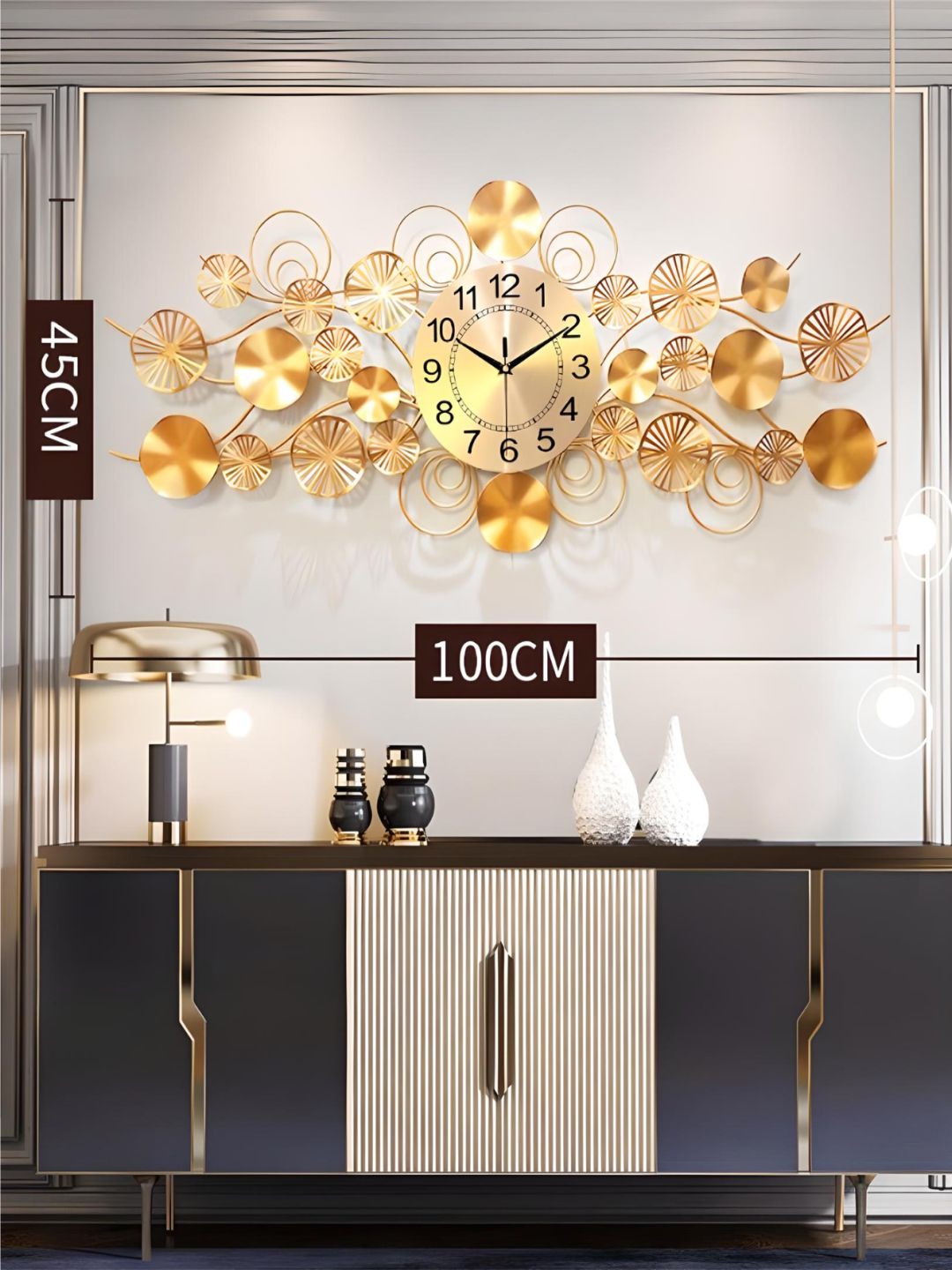 Abstract shaped wall clock