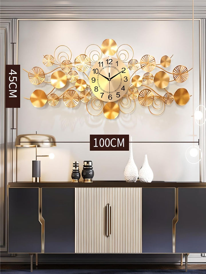 Abstract shaped wall clock
