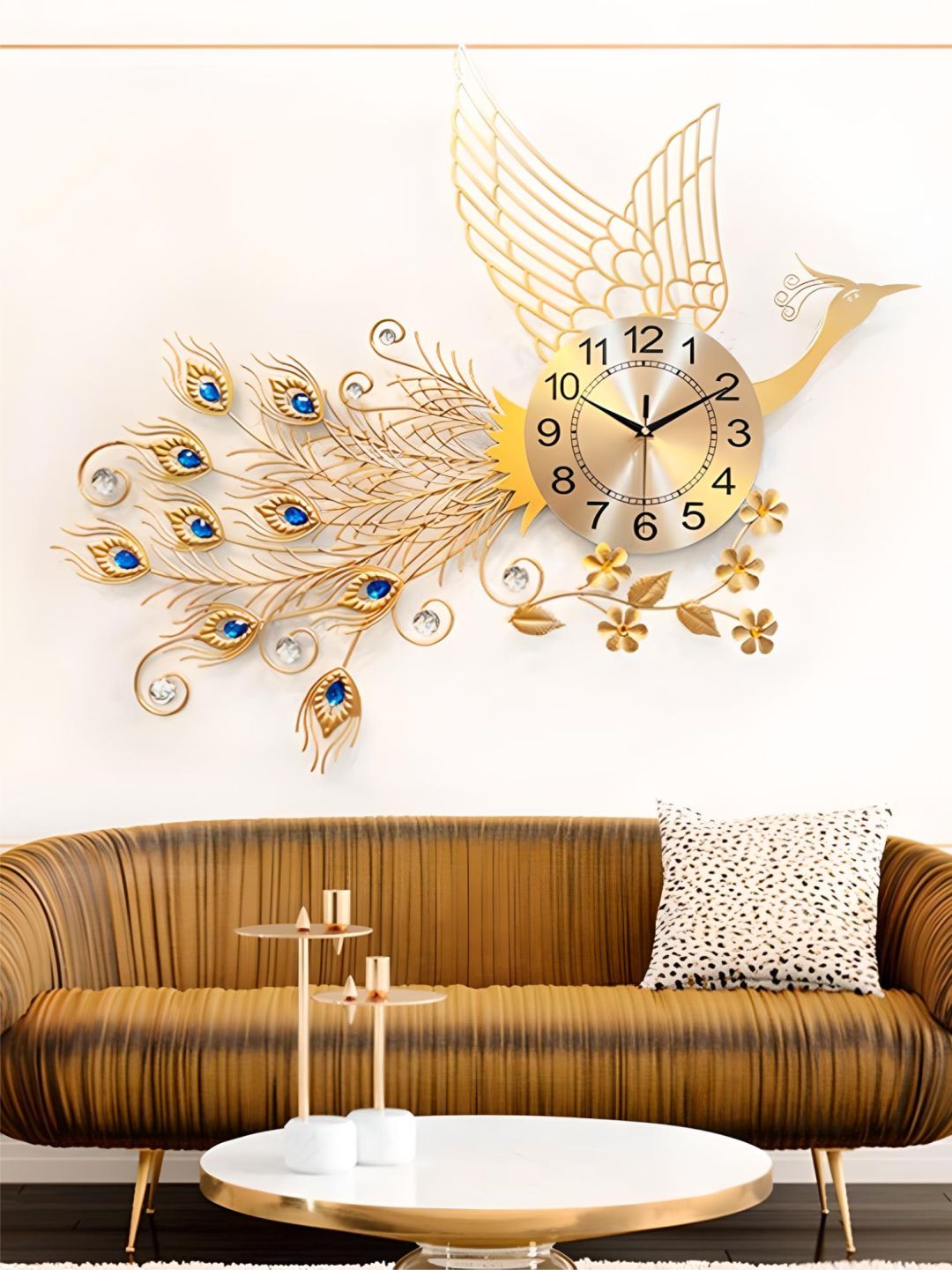 Abstract shaped wall clock