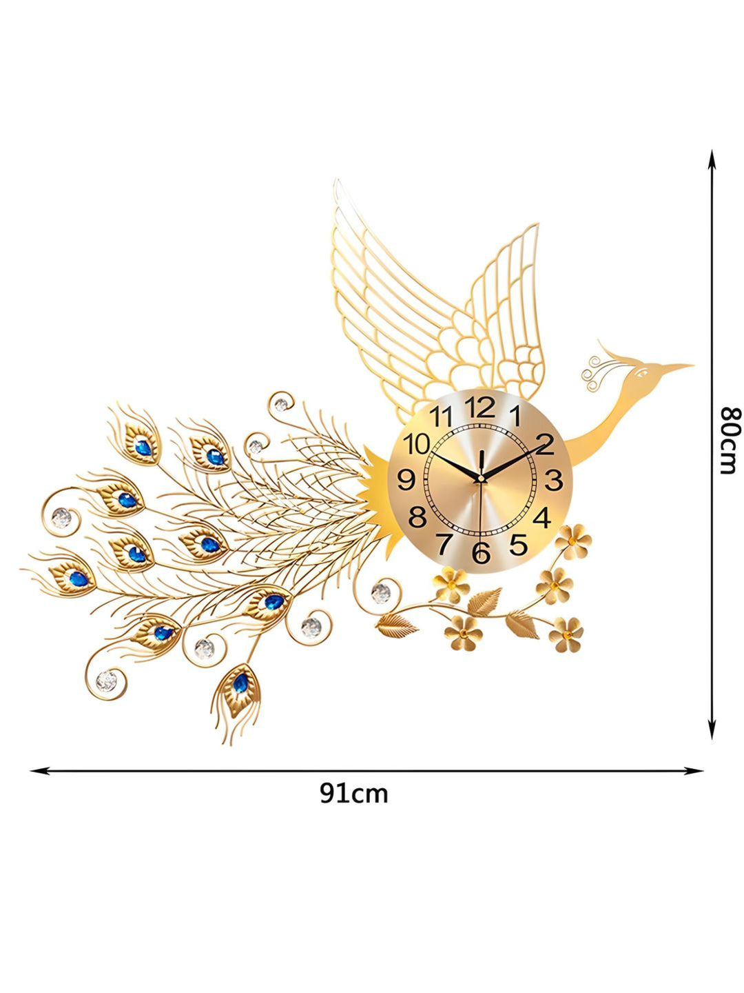 Abstract shaped wall clock