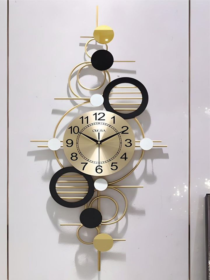 Abstract shaped wall clock