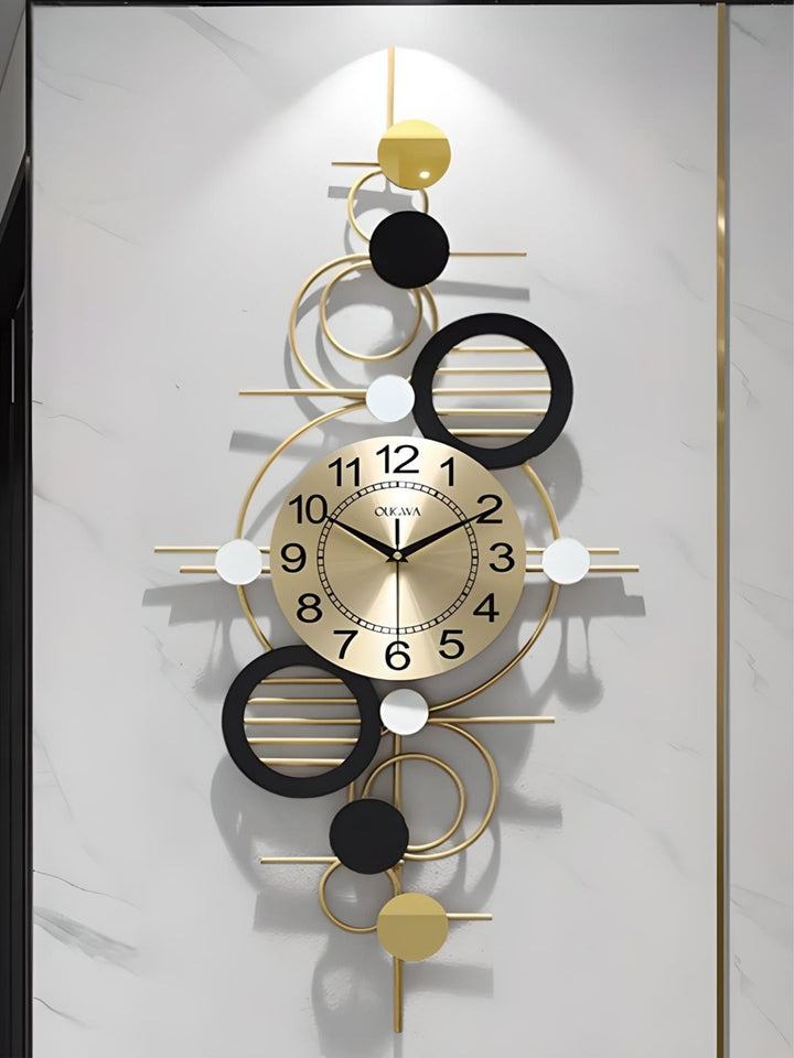 Abstract shaped wall clock