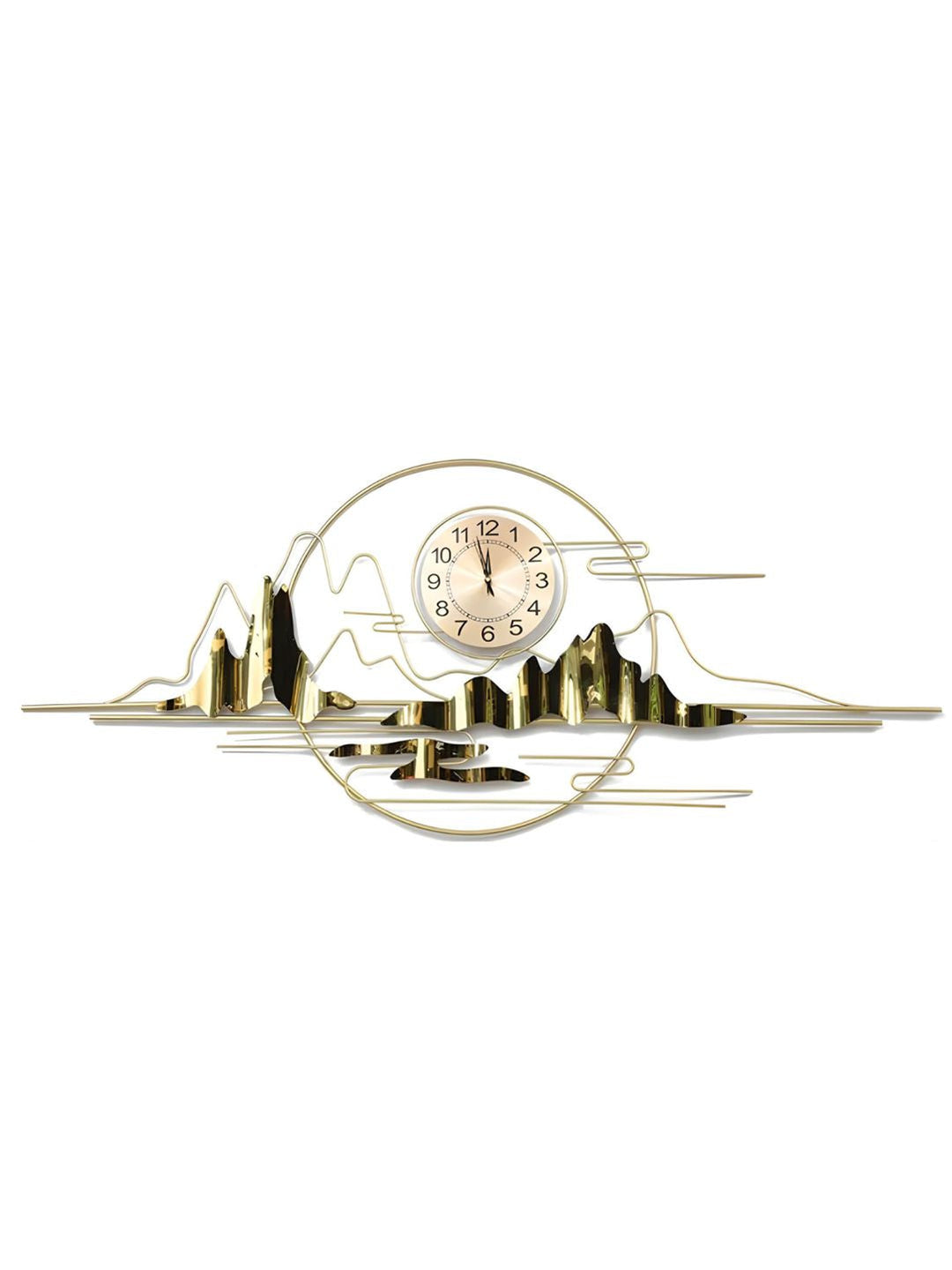 Abstract shaped wall clock