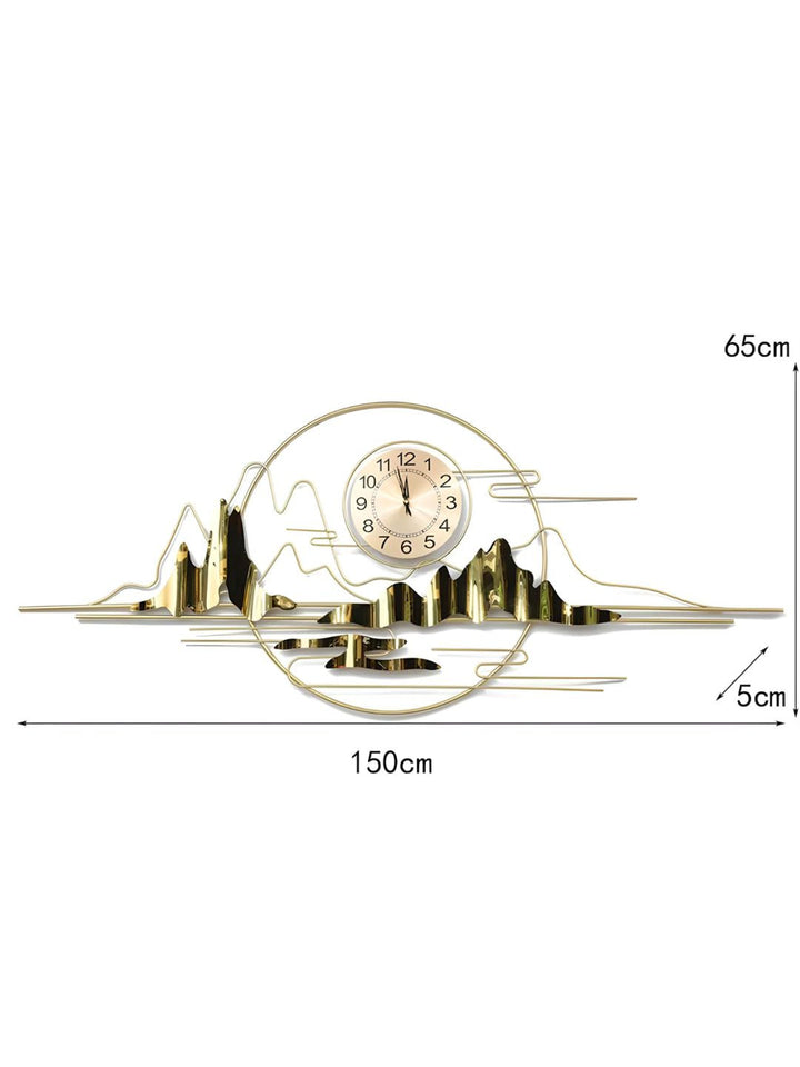 Abstract shaped wall clock