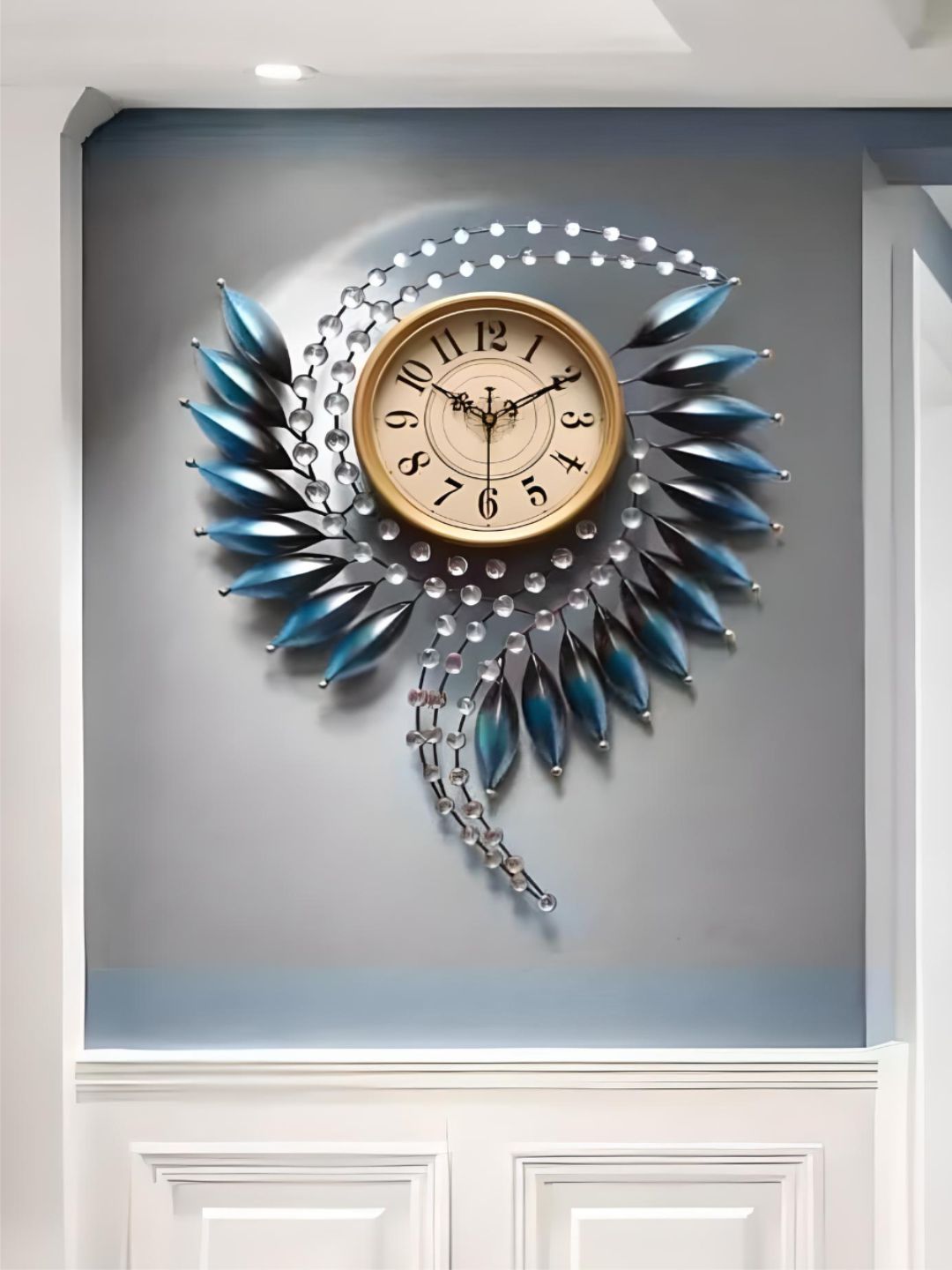 Abstract shaped wall clock