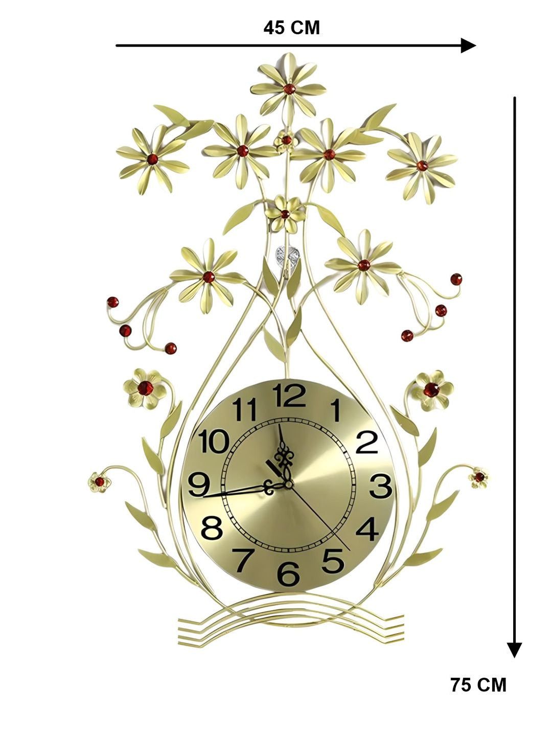 Abstract shaped wall clock