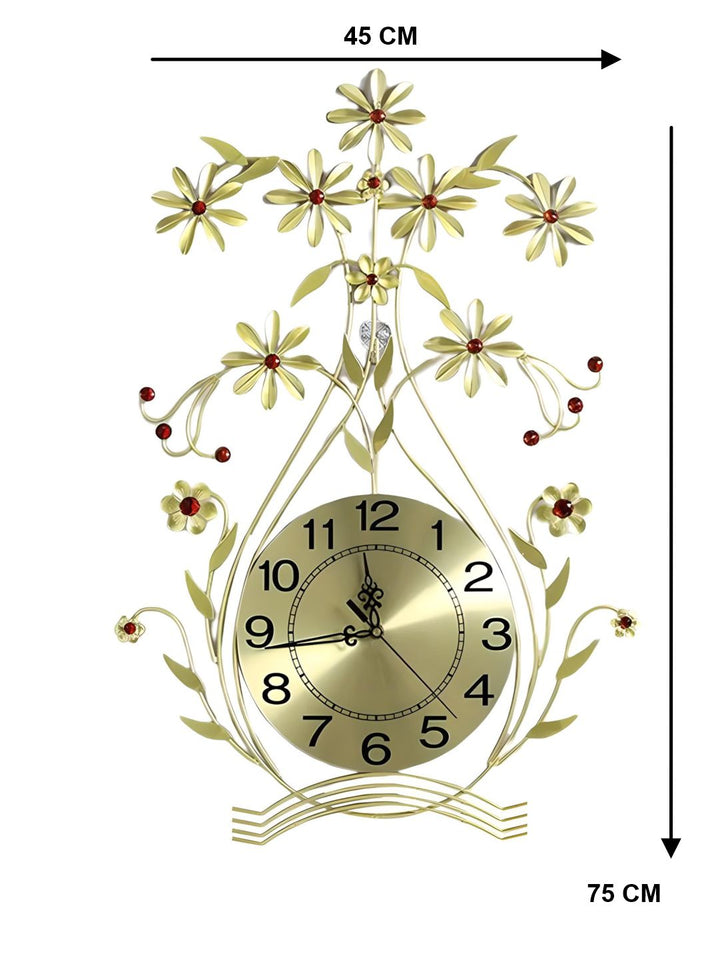 Abstract shaped wall clock