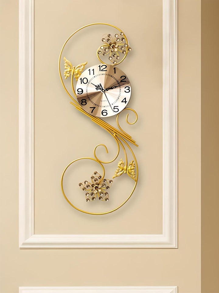 Abstract shaped wall clock