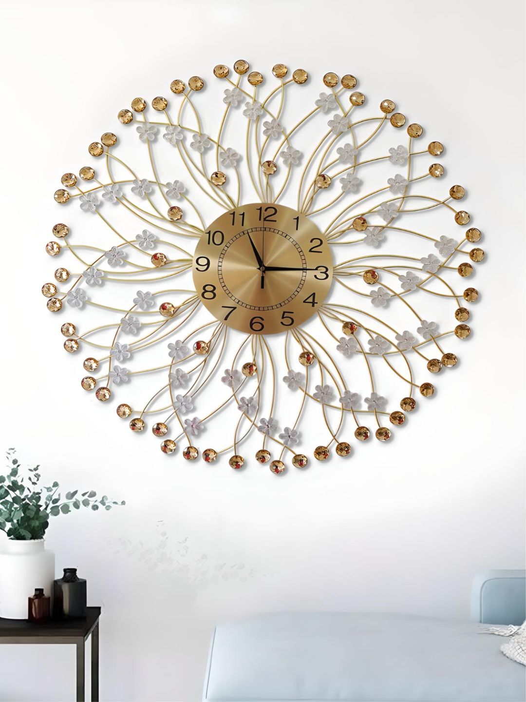 Abstract shaped wall clock