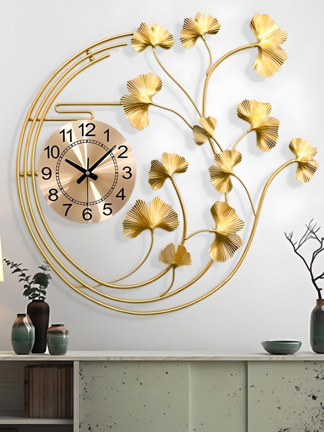 Abstract shaped wall clock