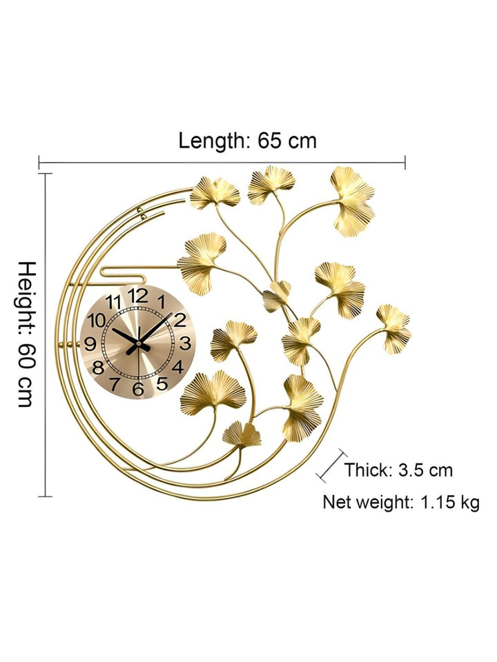 Abstract shaped wall clock