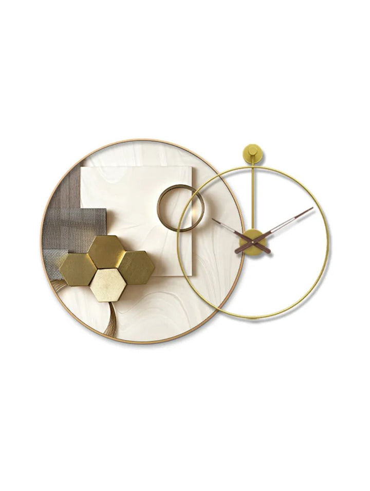 Abstract shaped wall clock