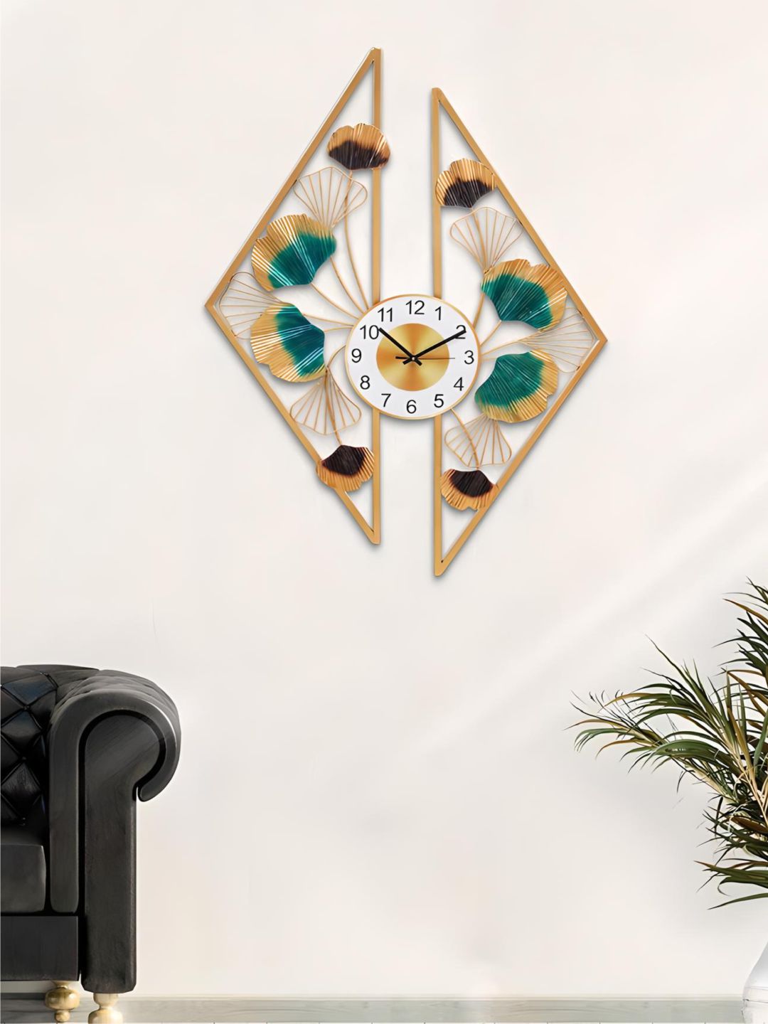 Abstract shaped wall clock