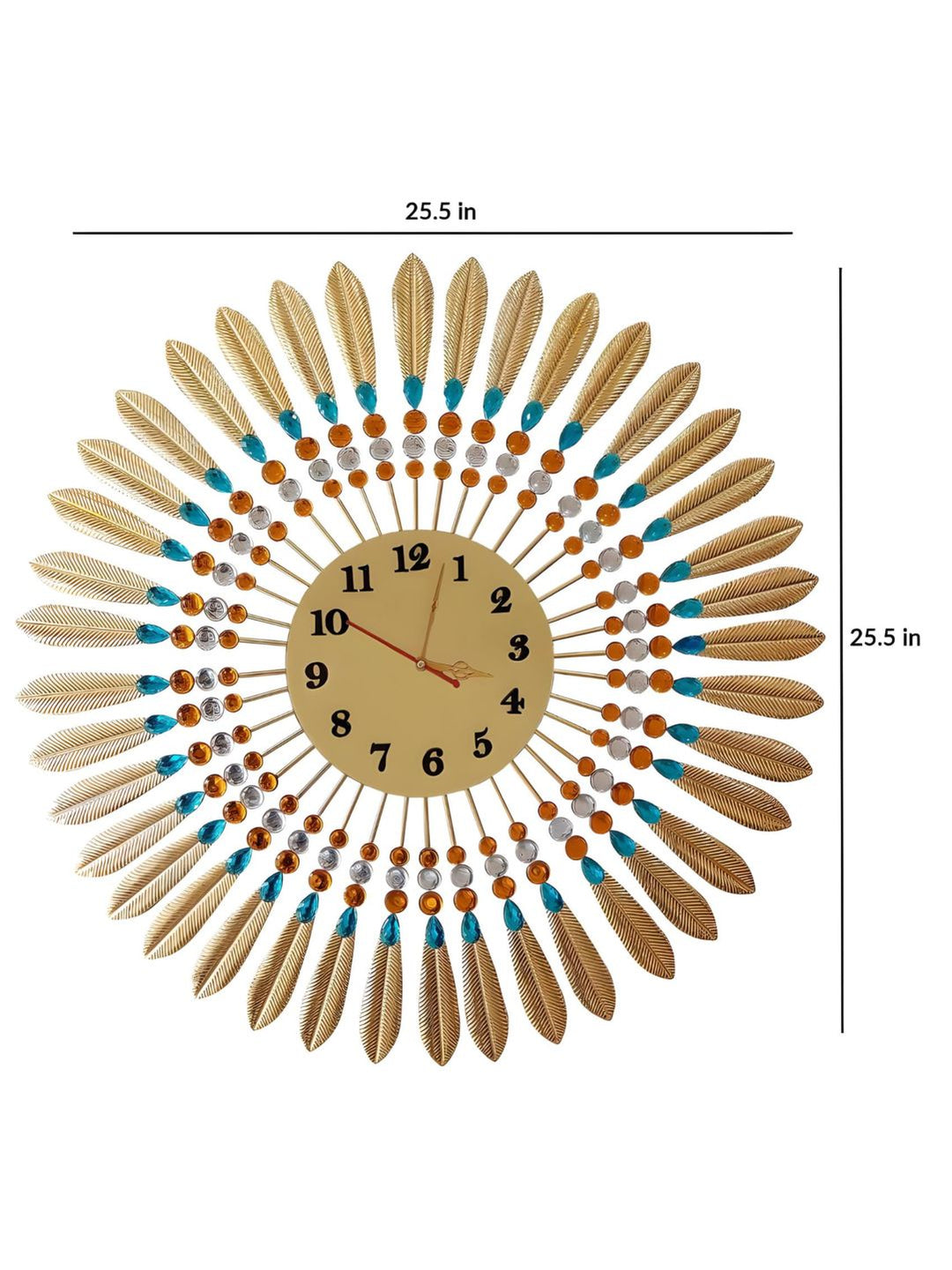 Abstract shaped wall clock