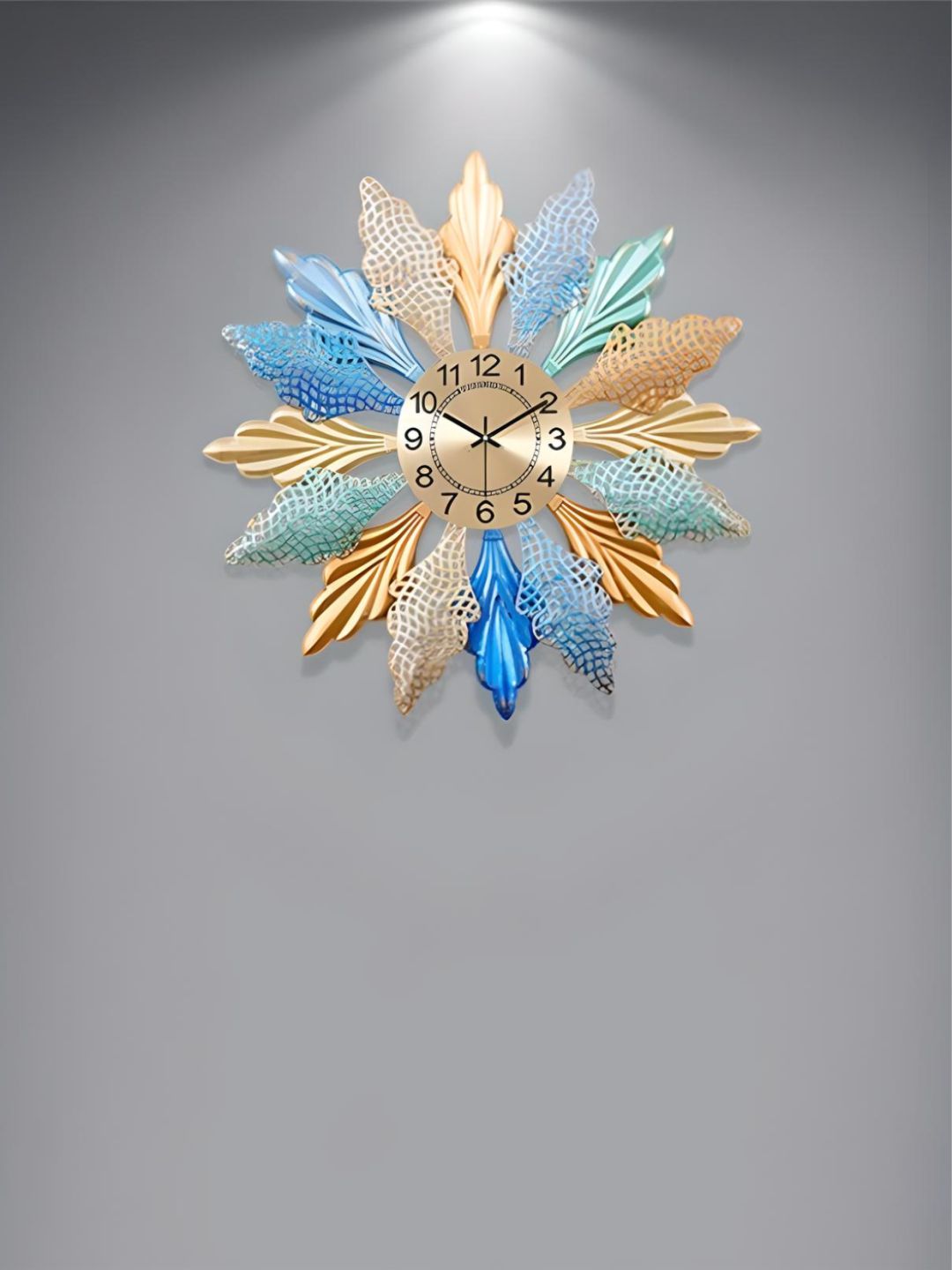 Abstract shaped wall clock