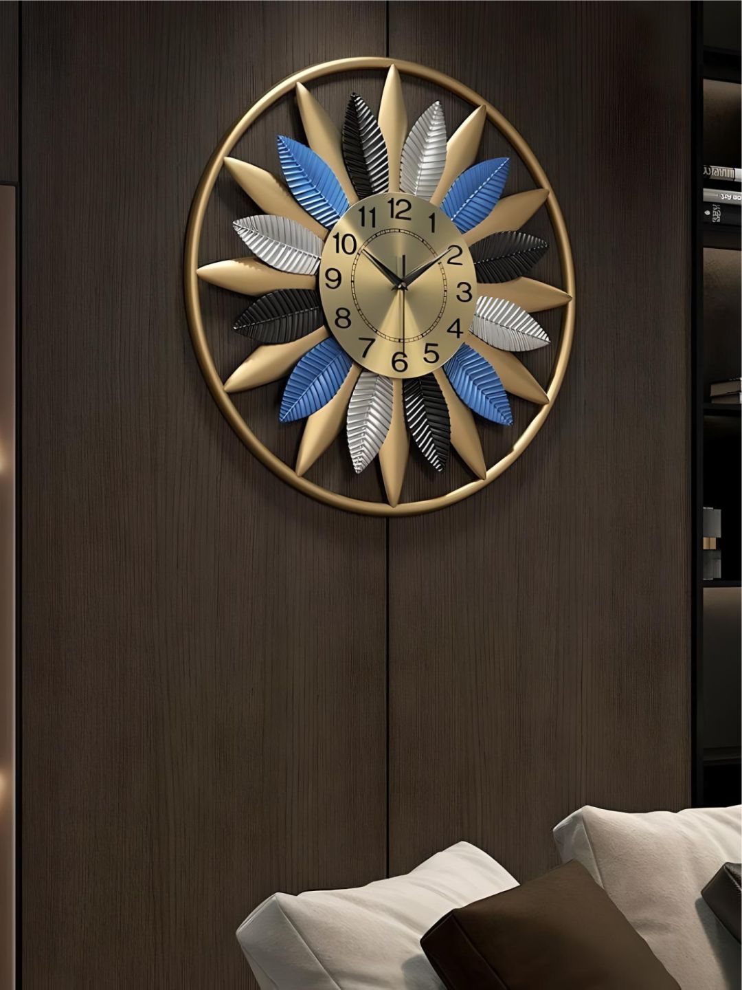 Abstract shaped wall clock