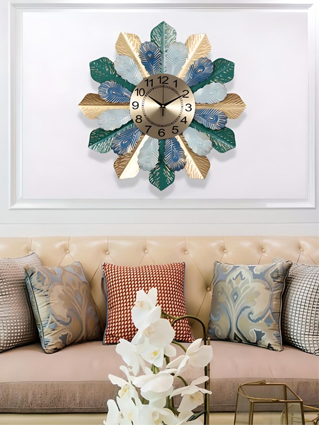 Abstract shaped wall clock