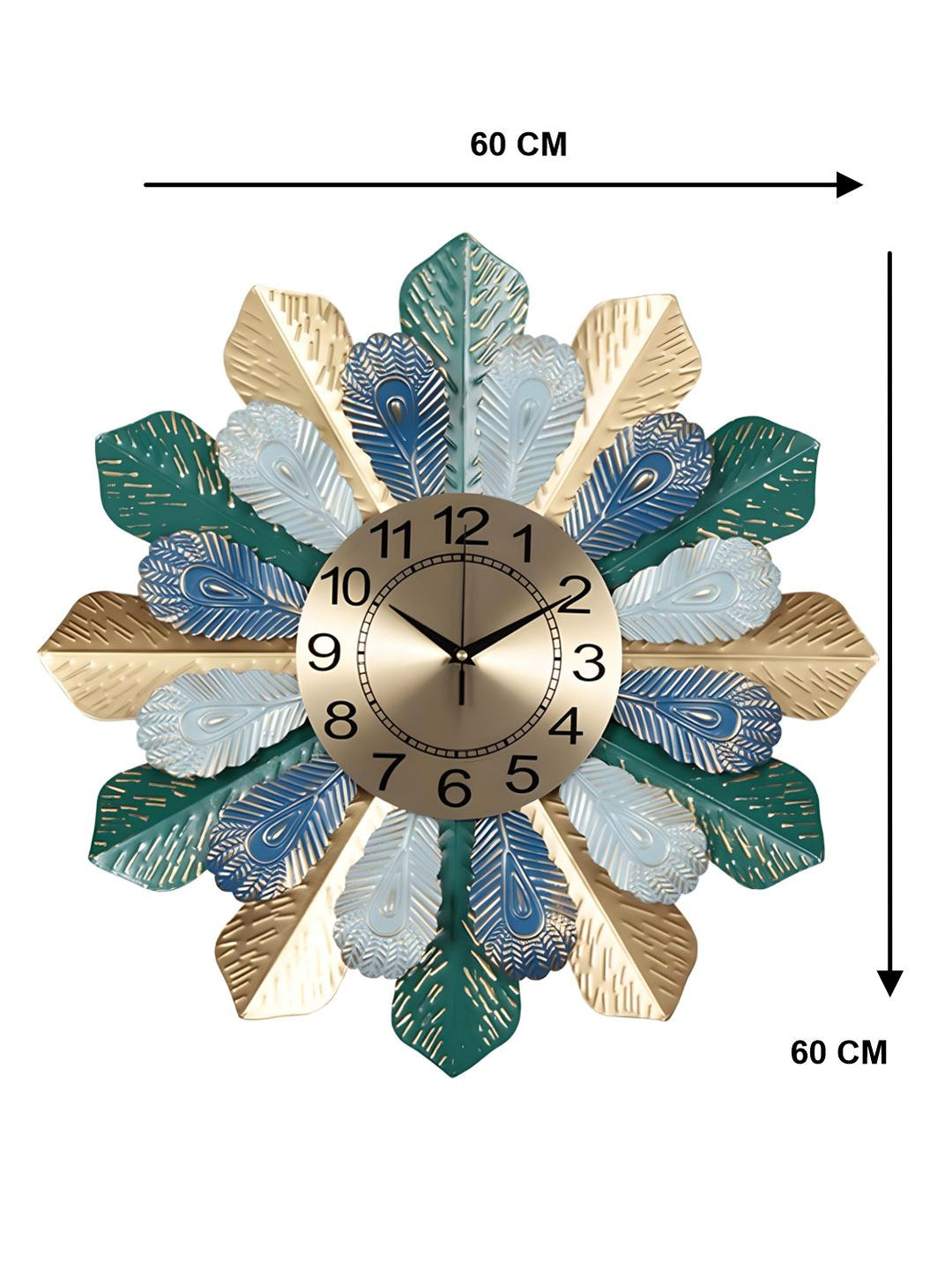 Abstract shaped wall clock