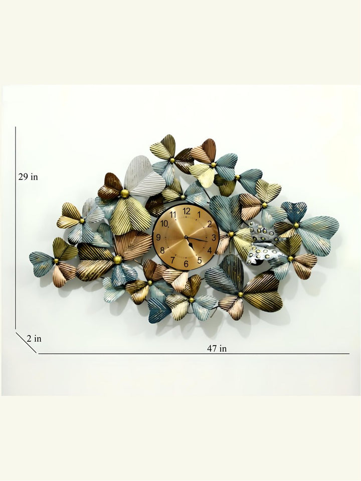 Abstract shaped wall clock
