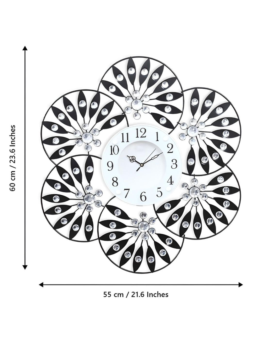 Abstract shaped wall clock