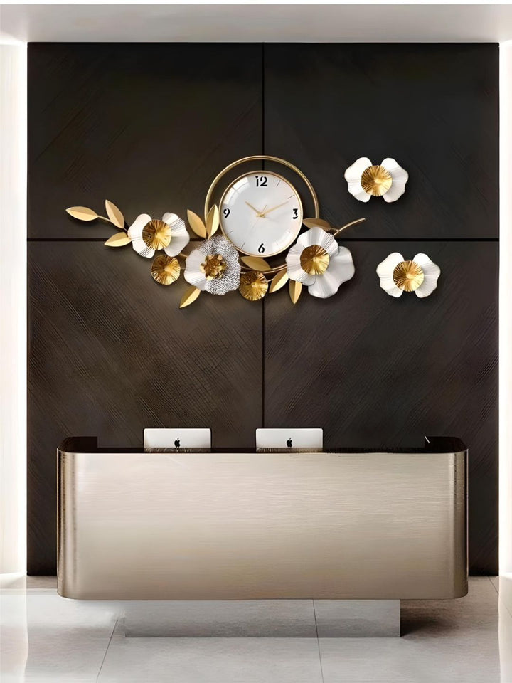 Abstract shaped wall clock