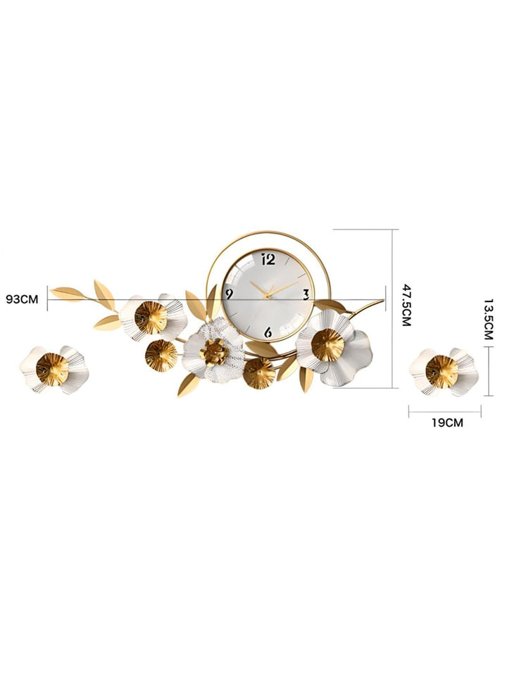 Abstract shaped wall clock