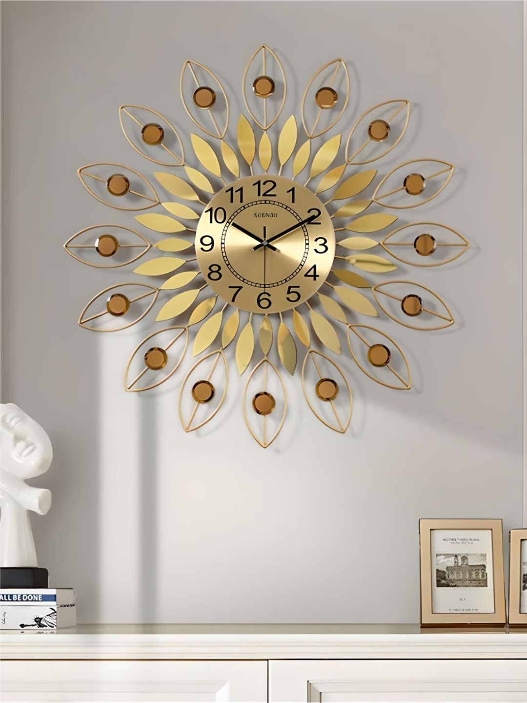 Abstract shaped wall clock