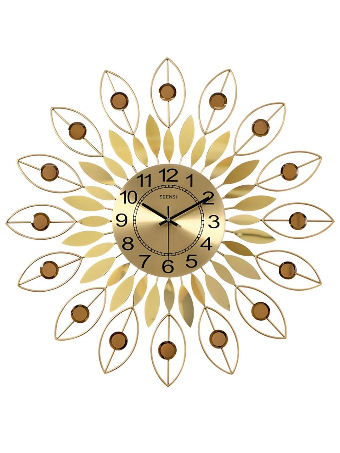 Abstract shaped wall clock