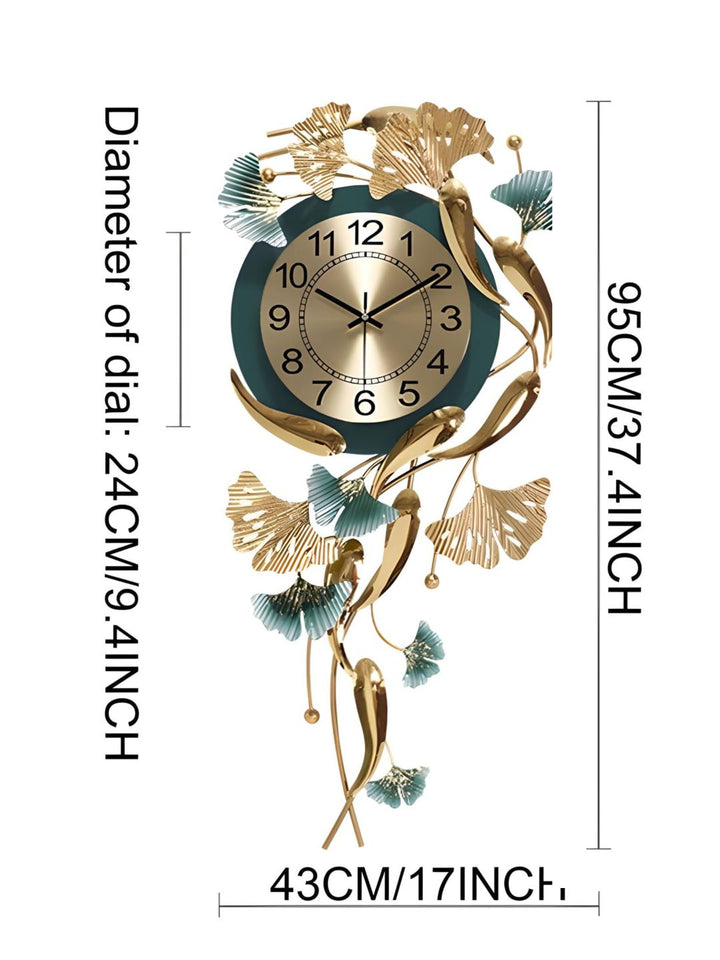 Abstract shaped wall clock