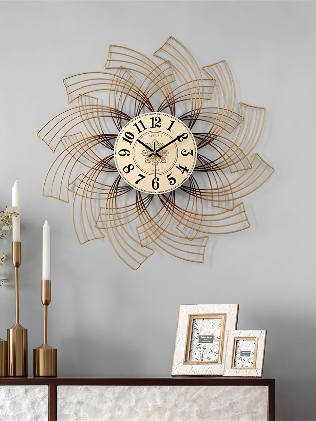 Abstract shaped wall clock