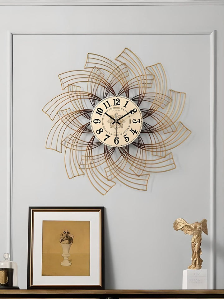 Abstract shaped wall clock