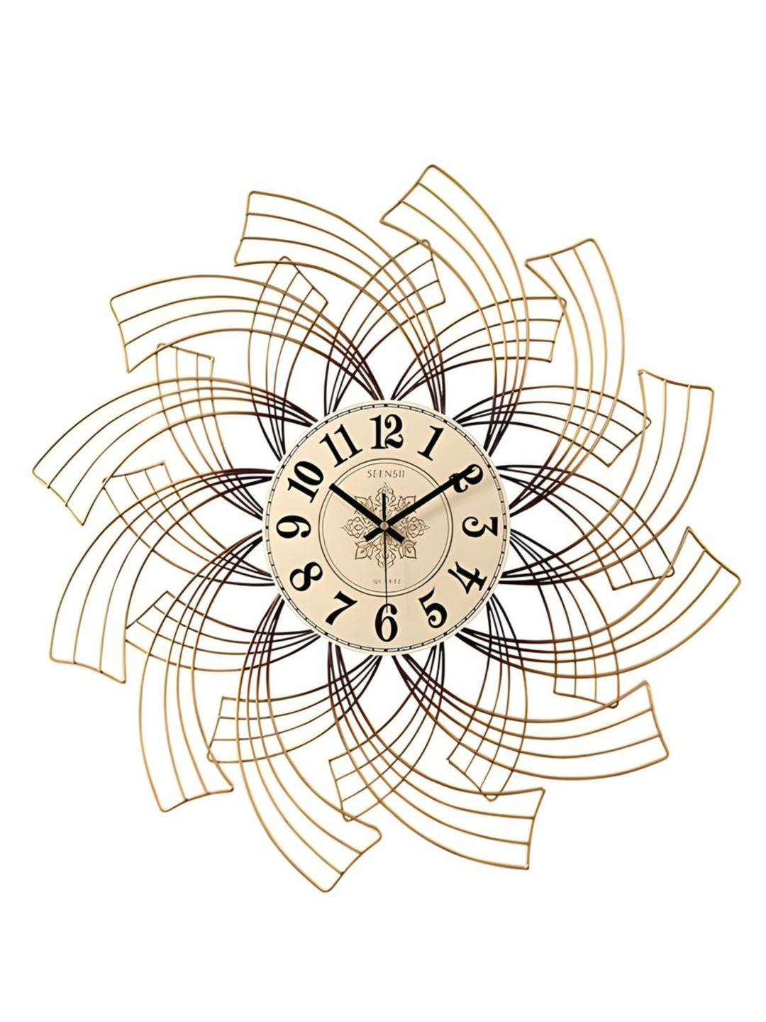 Abstract shaped wall clock