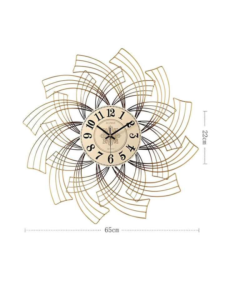 Abstract shaped wall clock