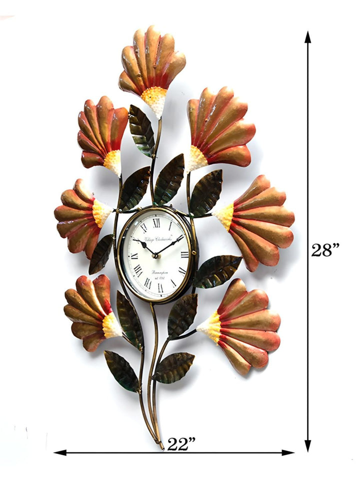 Abstract shaped wall clock