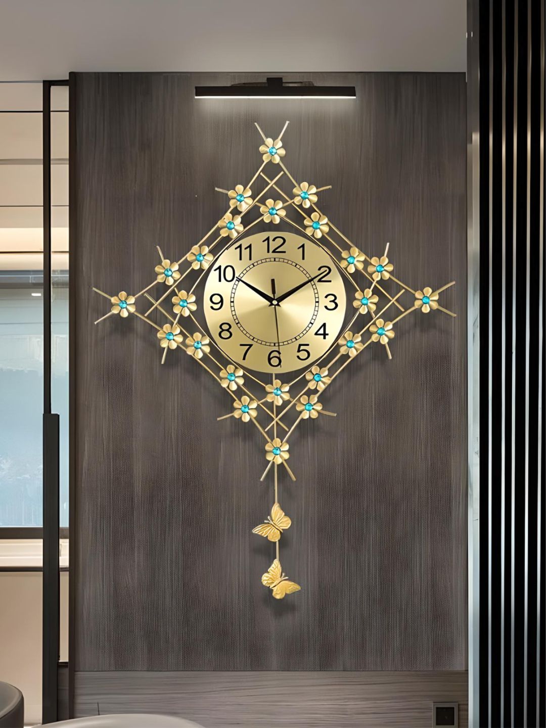 Abstract shaped wall clock