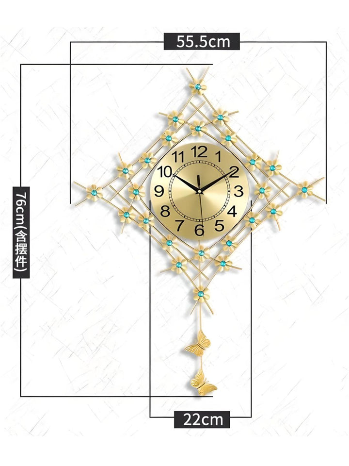 Abstract shaped wall clock