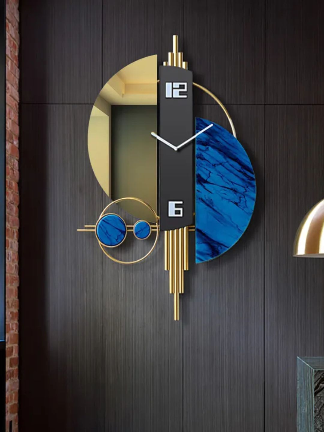 Abstract shaped wall clock