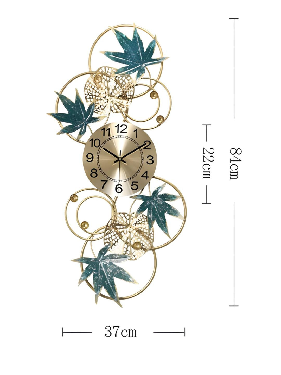 Abstract shaped wall clock