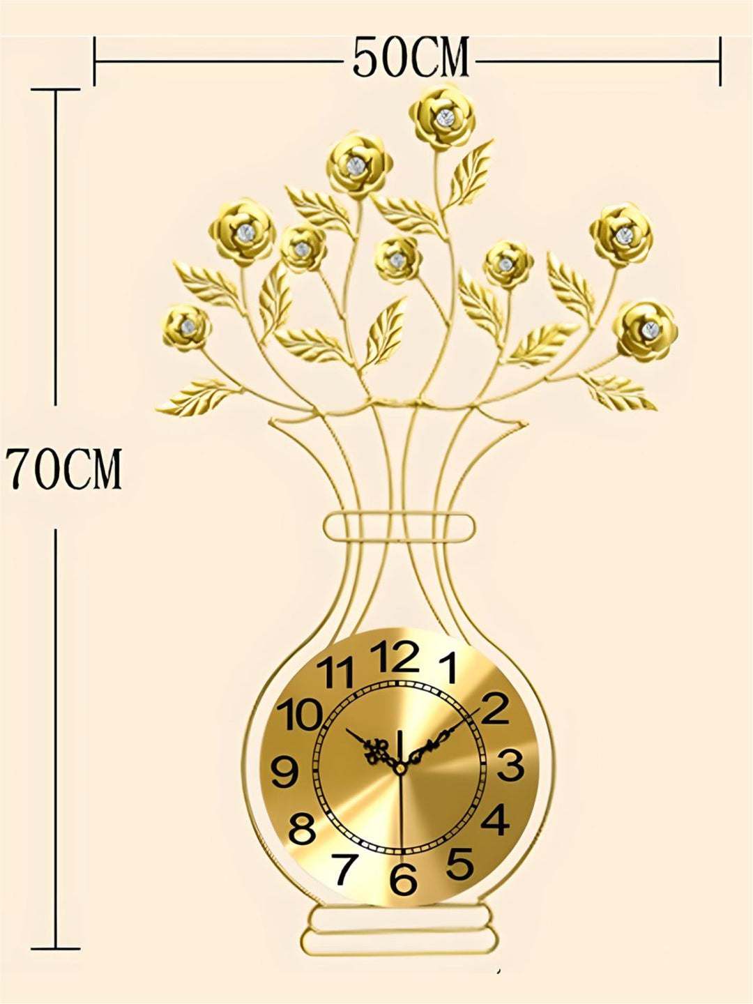 Abstract shaped wall clock